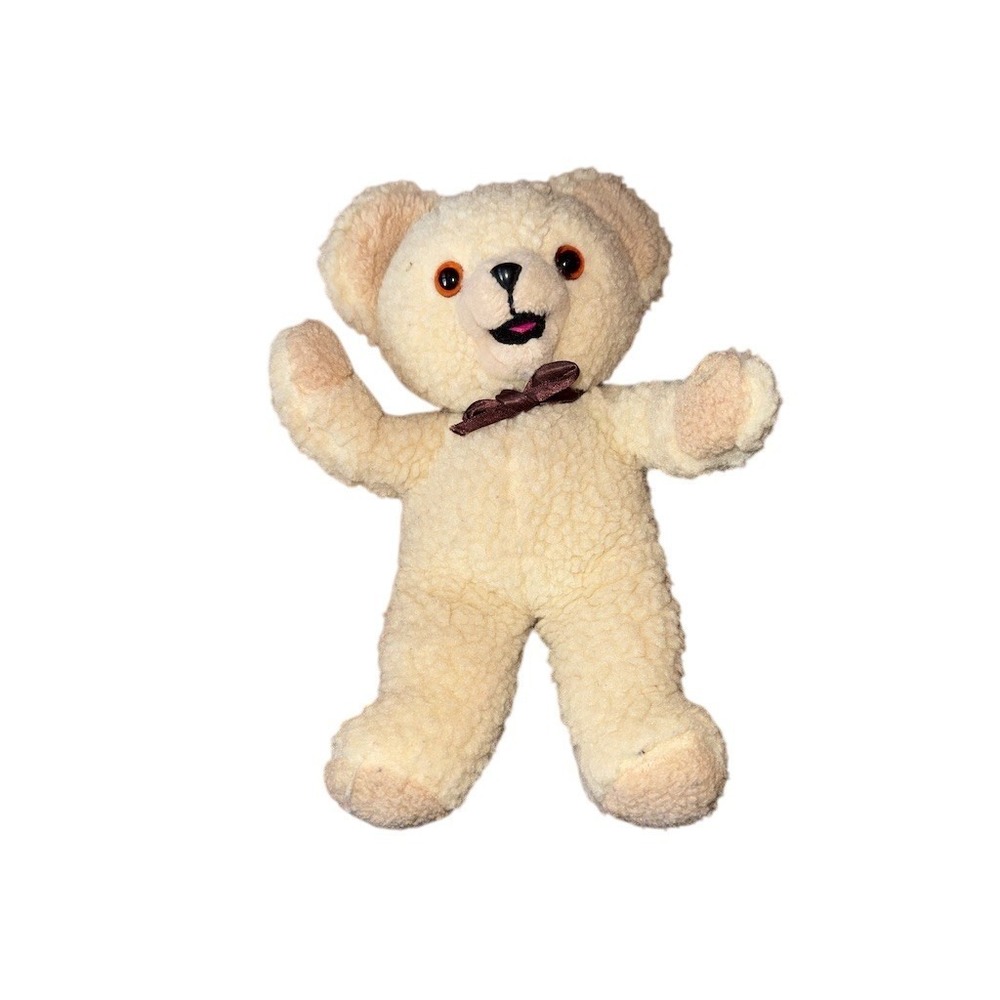 Vintage‎ Snuggle Fabric Softener Bear Plush Teddy Ivory w/ Tags 1986 Russ berrie